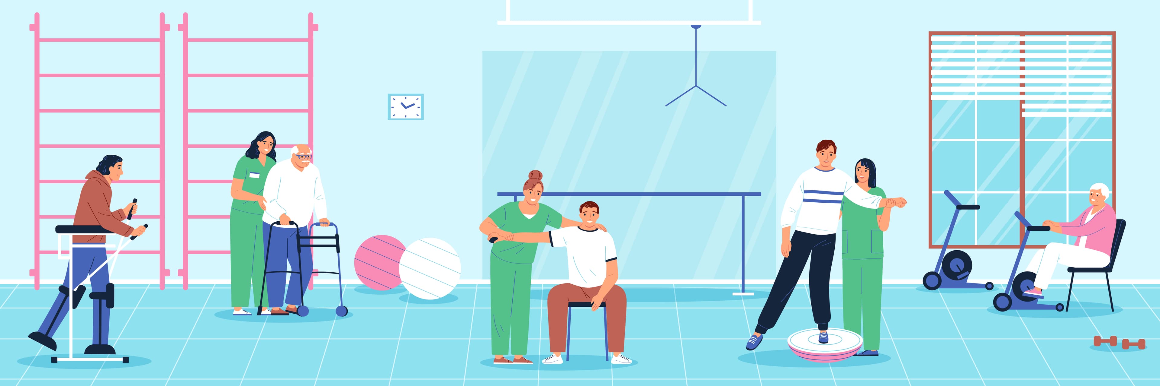 Isha conducting clinical assessment